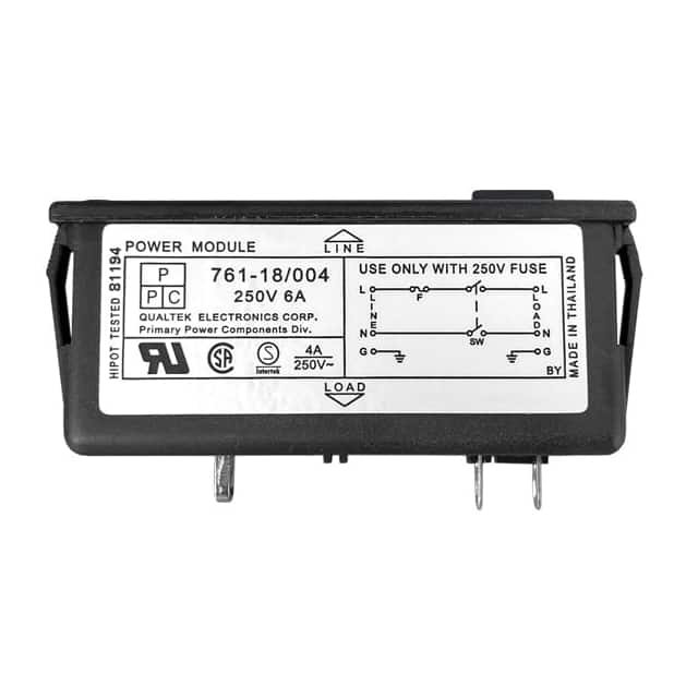 761-18/004 Qualtek  Stromeingangsmodule (PEM)